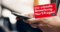 Die schnelle Bewerbung